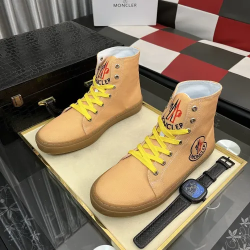 Replica Moncler High Tops Shoes For Men #1399821 $85.00 USD for Wholesale