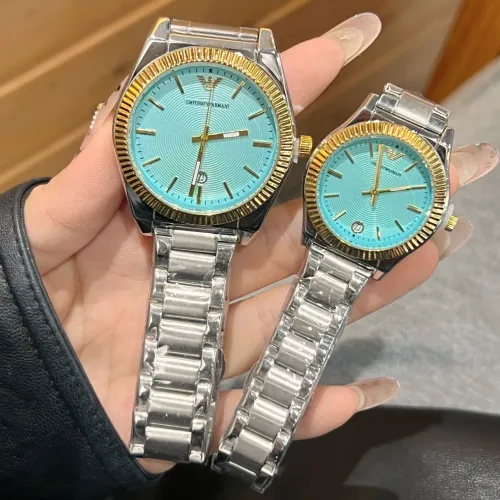 Cheap Armani Watches In Gold For Unisex #1399946, $$27.00 USD On Armani Watches