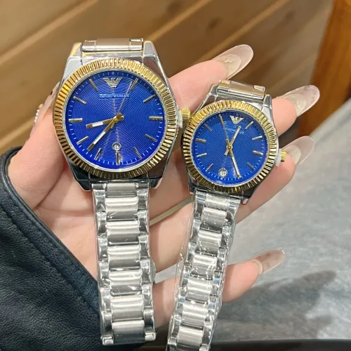 Cheap Armani Watches In Gold For Unisex #1399948, $$27.00 USD On Armani Watches