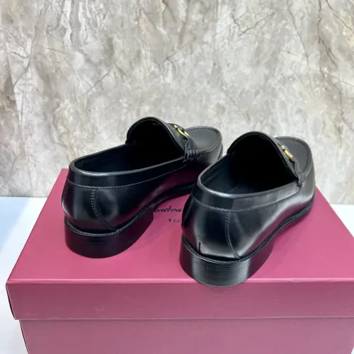 Replica Salvatore Ferragamo Leather Shoes For Men #1399988 $105.00 USD for Wholesale