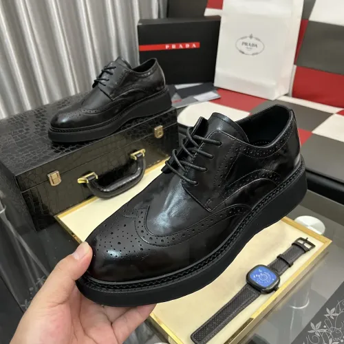 Cheap Prada Leather Shoes For Men #1400055, $$115.00 USD On Prada Leather Shoes