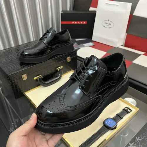 Cheap Prada Leather Shoes For Men #1400056, $$115.00 USD On Prada Leather Shoes