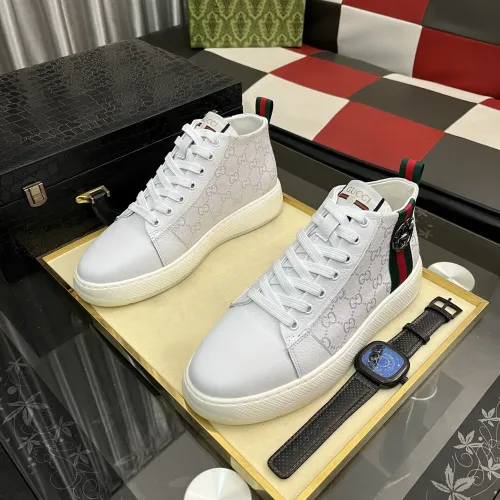 Replica Gucci High Tops Shoes For Men #1400085 $85.00 USD for Wholesale