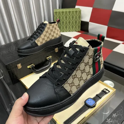 Cheap Gucci High Tops Shoes For Men #1400086, $$85.00 USD On Gucci High Tops Shoes