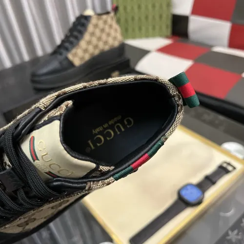Replica Gucci High Tops Shoes For Men #1400086 $85.00 USD for Wholesale