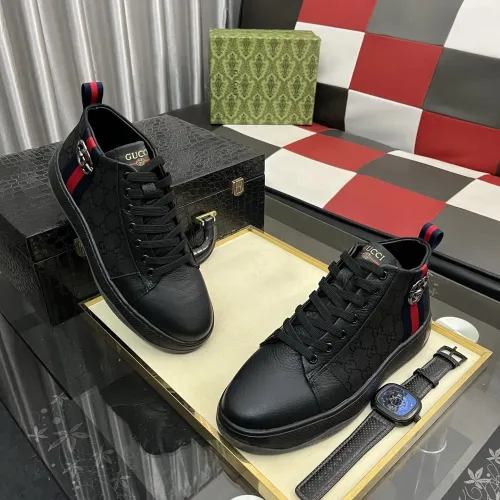 Replica Gucci High Tops Shoes For Men #1400088 $85.00 USD for Wholesale