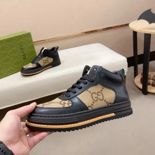Replica Gucci High Tops Shoes For Men #1400092 $82.00 USD for Wholesale