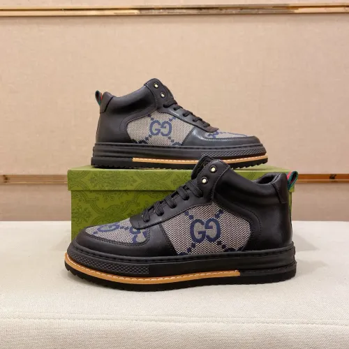Cheap Gucci High Tops Shoes For Men #1400093, $$82.00 USD On Gucci High Tops Shoes