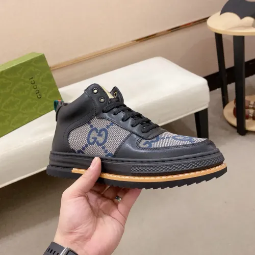 Replica Gucci High Tops Shoes For Men #1400093 $82.00 USD for Wholesale