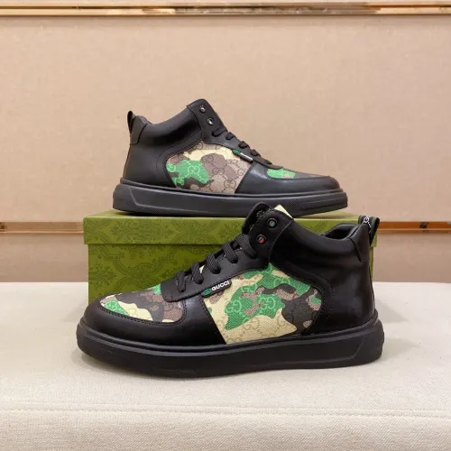 Cheap Gucci High Tops Shoes For Men #1400095, $$82.00 USD On Gucci High Tops Shoes