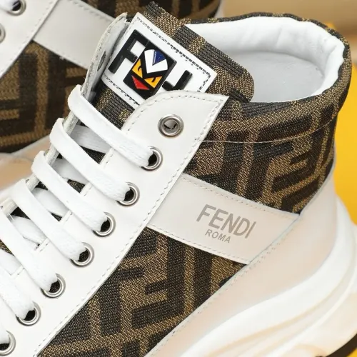 Replica Fendi High Tops Casual Shoes For Men #1400177 $98.00 USD for Wholesale