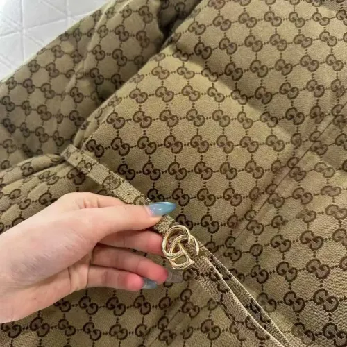 Replica Gucci Down Feather Coat Long Sleeved For Women #1400408 $128.00 USD for Wholesale