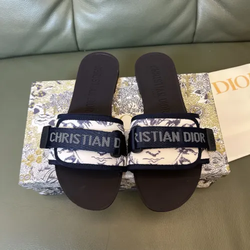 Replica Christian Dior Slippers For Women #1400637 $80.00 USD for Wholesale