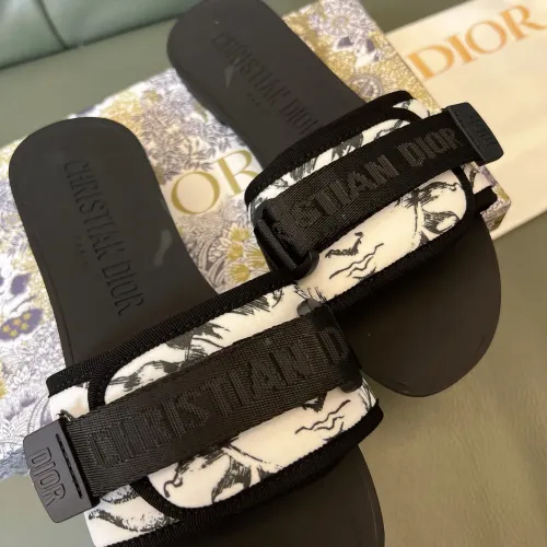 Replica Christian Dior Slippers For Women #1400638 $80.00 USD for Wholesale