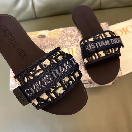 Replica Christian Dior Slippers For Women #1400639 $80.00 USD for Wholesale