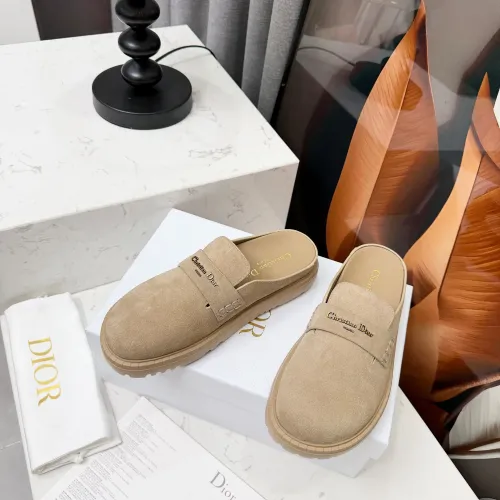 Replica Christian Dior Slippers For Women #1400726 $96.00 USD for Wholesale