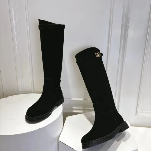 Replica Dolce & Gabbana D&G Boots For Women #1400737 $145.00 USD for Wholesale
