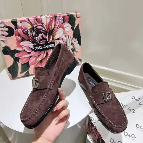 Cheap Dolce &amp; Gabbana D&amp;G Leather Shoes For Women #1400754, $$118.00 USD On Dolce &amp; Gabbana D&amp;G Leather Shoes