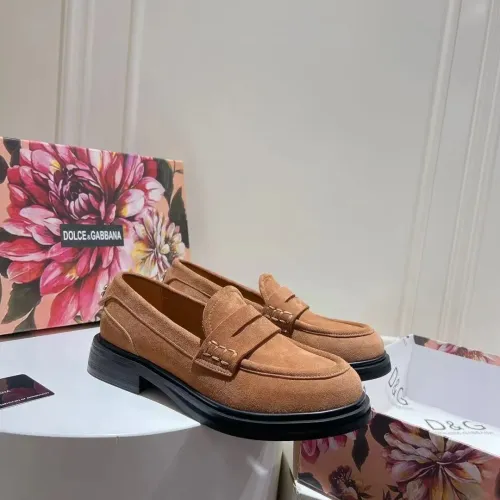 Cheap Dolce &amp; Gabbana D&amp;G Leather Shoes For Women #1400757, $$122.00 USD On Dolce &amp; Gabbana D&amp;G Leather Shoes