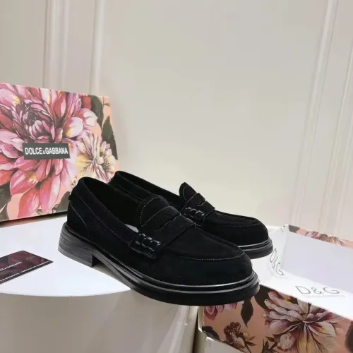 Cheap Dolce &amp; Gabbana D&amp;G Leather Shoes For Women #1400758, $$122.00 USD On Dolce &amp; Gabbana D&amp;G Leather Shoes