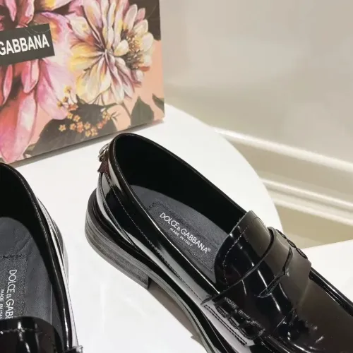 Replica Dolce & Gabbana D&G Leather Shoes For Women #1400759 $122.00 USD for Wholesale