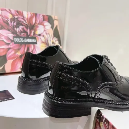 Replica Dolce & Gabbana D&G Leather Shoes For Women #1400760 $122.00 USD for Wholesale