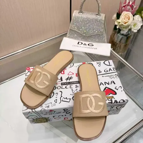 Replica Dolce & Gabbana D&G Slippers For Women #1400791 $82.00 USD for Wholesale