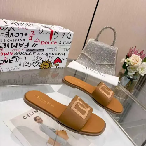 Replica Dolce & Gabbana D&G Slippers For Women #1400792 $82.00 USD for Wholesale