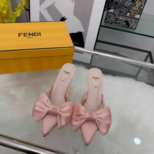 Replica Fendi Slippers For Women #1400810 $88.00 USD for Wholesale