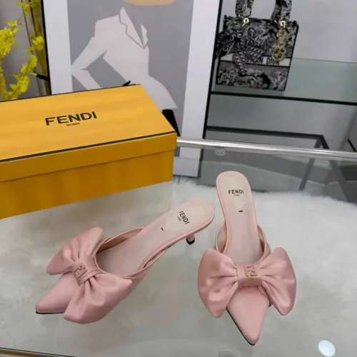 Replica Fendi Slippers For Women #1400810 $88.00 USD for Wholesale