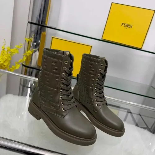Replica Fendi Fashion Boots For Women #1400813 $118.00 USD for Wholesale
