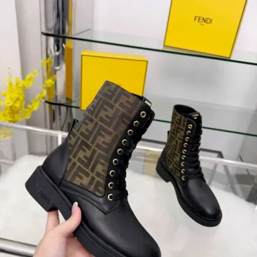 Replica Fendi Fashion Boots For Women #1400815 $118.00 USD for Wholesale