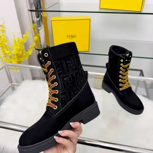 Replica Fendi Fashion Boots For Women #1400817 $125.00 USD for Wholesale