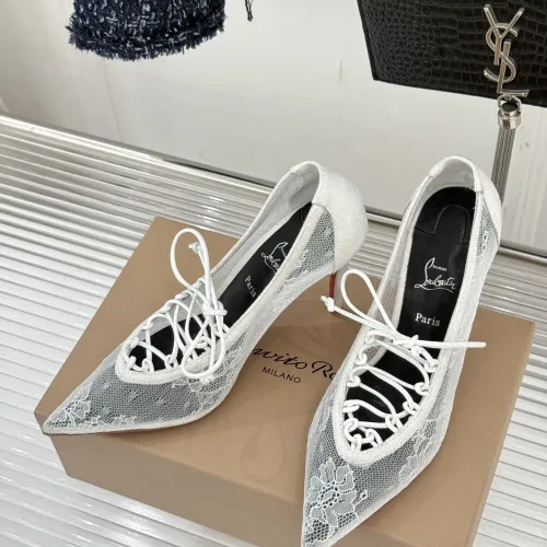 Replica Christian Louboutin High-heeled shoes For Women #1400845 $105.00 USD for Wholesale