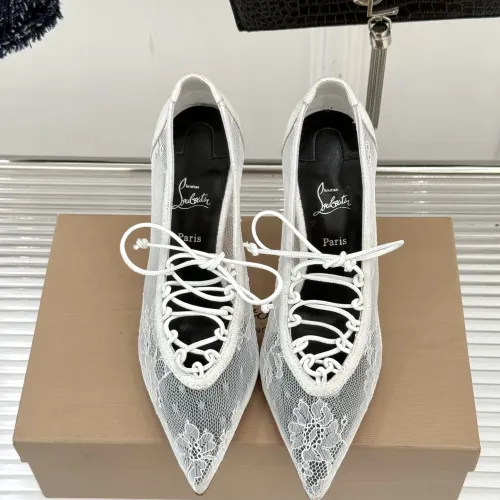 Replica Christian Louboutin High-heeled shoes For Women #1400845 $105.00 USD for Wholesale