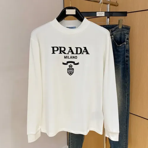 Cheap Prada T-Shirts Long Sleeved For Unisex #1400850, $$76.00 USD On Prada T-Shirts