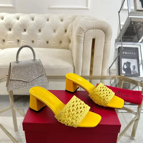 Replica Valentino Slippers For Women #1400854 $85.00 USD for Wholesale