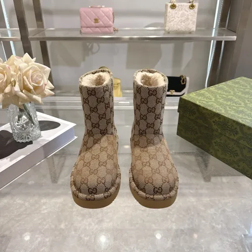Replica Gucci Boots For Women #1400889 $100.00 USD for Wholesale