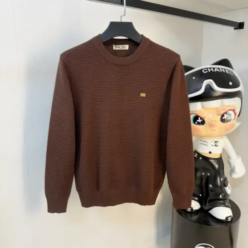 Cheap MIU MIU Sweaters Long Sleeved For Unisex #1400945, $$100.00 USD On MIU MIU Sweaters