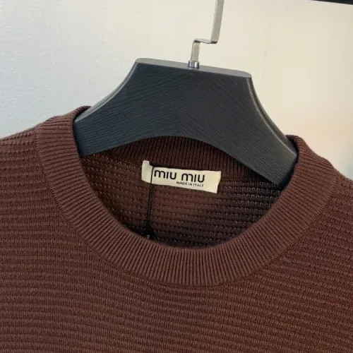 Replica MIU MIU Sweaters Long Sleeved For Unisex #1400945 $100.00 USD for Wholesale
