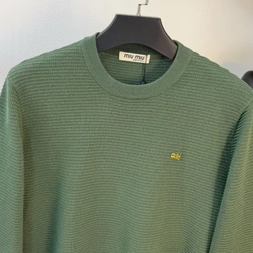 Replica MIU MIU Sweaters Long Sleeved For Unisex #1400946 $100.00 USD for Wholesale