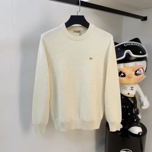 Cheap MIU MIU Sweaters Long Sleeved For Unisex #1400947, $$100.00 USD On MIU MIU Sweaters