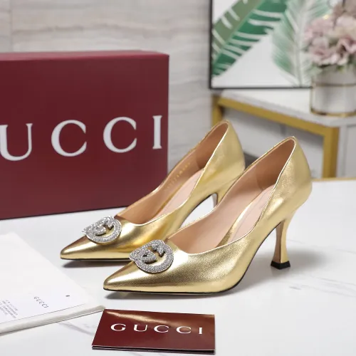 Cheap Gucci High-Heeled Shoes For Women #1401080, $$112.00 USD On Gucci High-Heeled Shoes