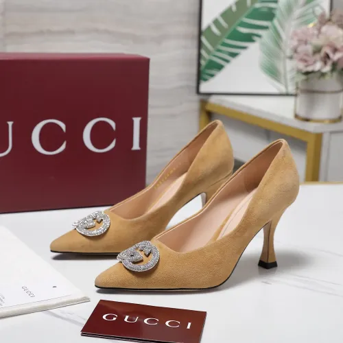 Cheap Gucci High-Heeled Shoes For Women #1401081, $$112.00 USD On Gucci High-Heeled Shoes