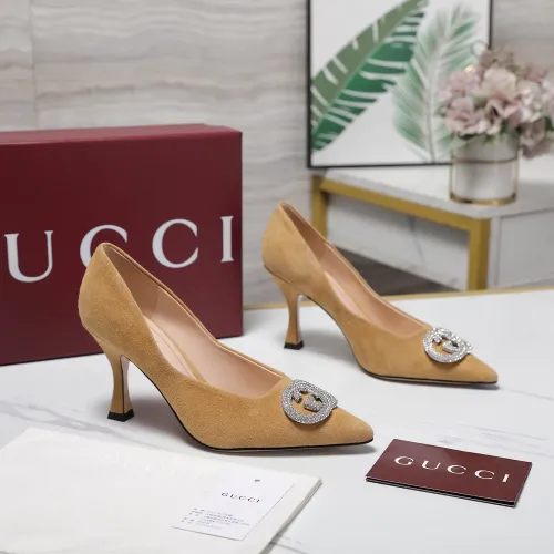 Replica Gucci High-Heeled Shoes For Women #1401081 $112.00 USD for Wholesale