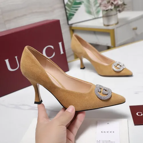 Replica Gucci High-Heeled Shoes For Women #1401081 $112.00 USD for Wholesale