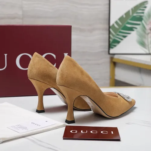 Replica Gucci High-Heeled Shoes For Women #1401081 $112.00 USD for Wholesale