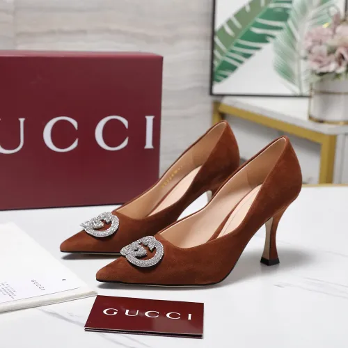 Cheap Gucci High-Heeled Shoes For Women #1401082, $$112.00 USD On Gucci High-Heeled Shoes