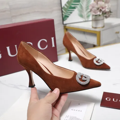Replica Gucci High-Heeled Shoes For Women #1401082 $112.00 USD for Wholesale