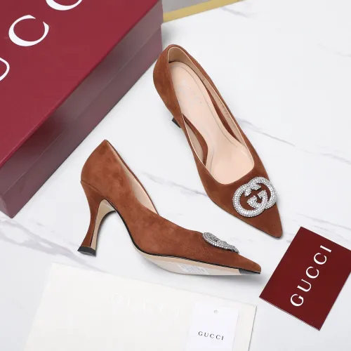 Replica Gucci High-Heeled Shoes For Women #1401082 $112.00 USD for Wholesale